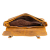 Leather Laptop Bag Portland- Camel - Greenwood Leather
