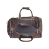 Leather Overnight Bag Milan - Rugged Leather - Brown
