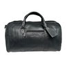 Leather Weekend Travel Bag Wilson - Black