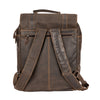 Leather Laptop Backpack Melbourne Brown - Greenwood Leather