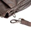 Leather Shoulder Bag 'Isalie' Brown - Greenwood Leather