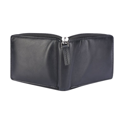 Men's Leather Wallet - GW107BLK - Leather Greenwood Bag | The Greenwood Leather Online Shop Australia