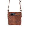 Leather Shoulder Bag GW6833 Cognac - Leather Greenwood Bag | The Greenwood Leather Online Shop Australia