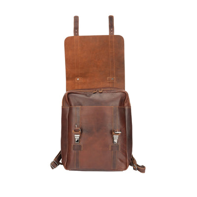 Leather Laptop Backpack Melbourne Black - Leather Greenwood Bag | The Greenwood Leather Online Shop Australia