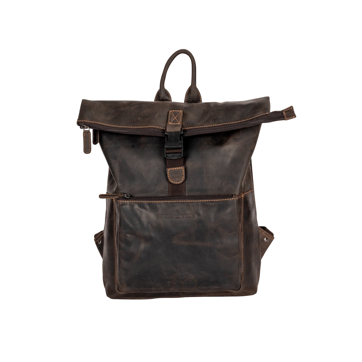 Leather Backpack Oscar - Brown