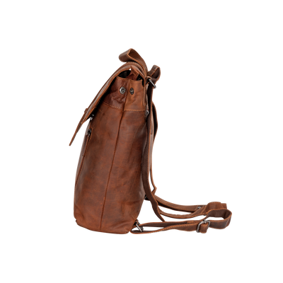 Convertible Leather Backpack For Women - Handcrafted