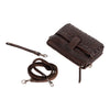 Leather Shoulder Bag Cherry Brown