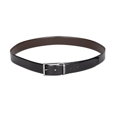 Leather Reversible Belt Black/Brown - James