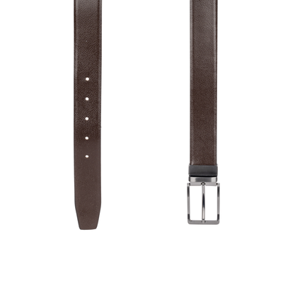 Leather Reversible Belt Black/Brown - James