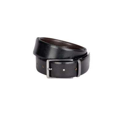 Leather Reversible Belt Black/Brown - James