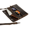 Leather Laptop Sleeve With Strap - Maverick