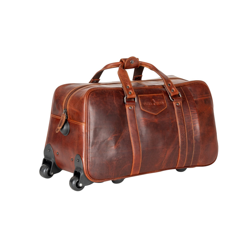 Leather Trolley Travelbag Sandal Voyager