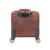 Leather Pilot Briefcase With Wheels Marino