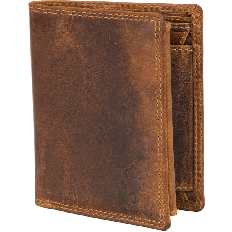 Men's Leather Wallet Tyler - Camel - Leather Greenwood Bag | The Greenwood Leather Online Shop Australia