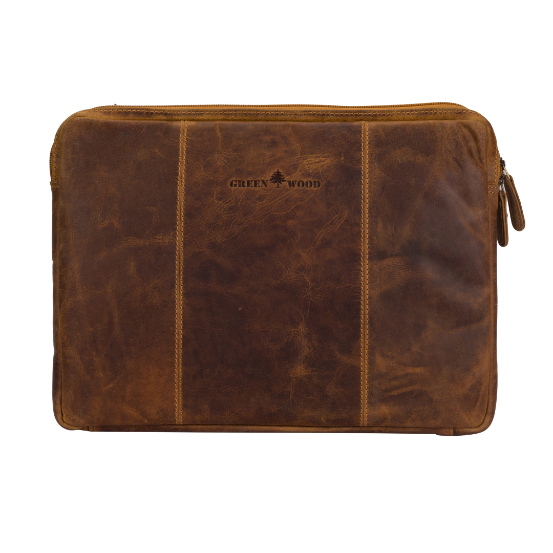 Leather laptop case 15 best sale