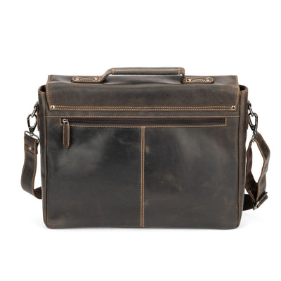 Leather Laptop Bag Brown - Portland - Leather Greenwood Bag | The Greenwood Leather Online Shop Australia