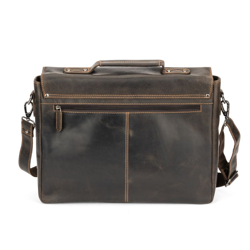 Leather Laptop Bag Portland - Brown - Leather Greenwood Bag | The Greenwood Leather Online Shop Australia
