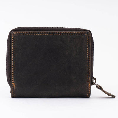 Women's Leather Wallet Tina - Brown - Greenwood Leather