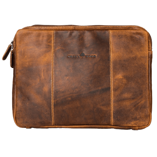 Leather Laptop Cases Sleeve MacBook Pro Air 13 15 16 inch sleeve Greenwood Leather