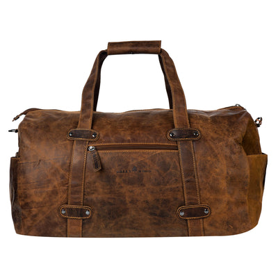 Leather Overnight Duffle Bag Port Macquarie - Sandel - Greenwood Leather