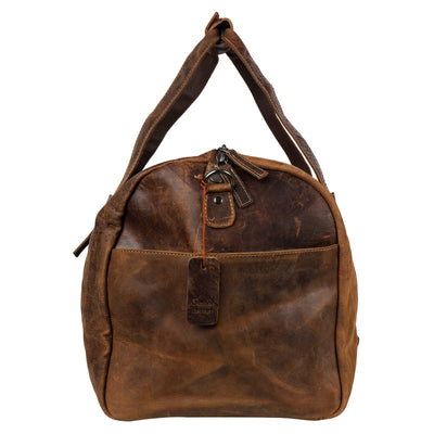 Leather Overnight Duffle Bag Port Macquarie - Sandel - Greenwood Leather