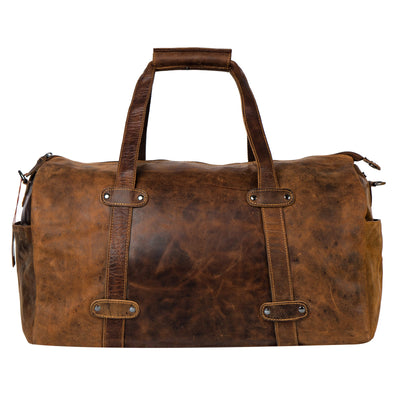 Leather Overnight Duffle Bag Port Macquarie - Sandel - Greenwood Leather