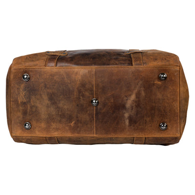 Leather Overnight Duffle Bag Port Macquarie - Sandel - Greenwood Leather